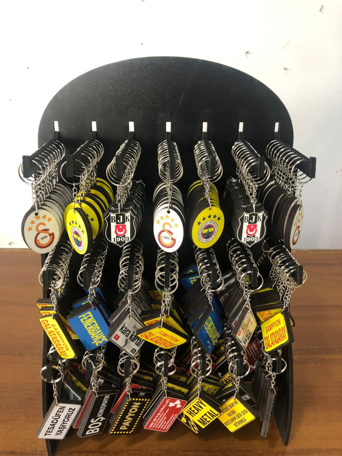 250 ADET AHŞAP ÇİFT TARAF BASKILI ANAHTARLIK