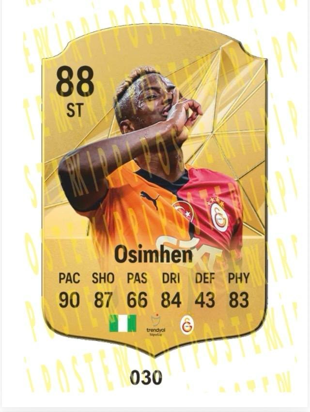 OSİMHEN AHŞAP FİFA FUTBOLCU BİBLOSU-030