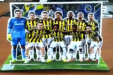 100 ADET AHŞAP 3 BOYUTLU TARAFTAR BİBLO