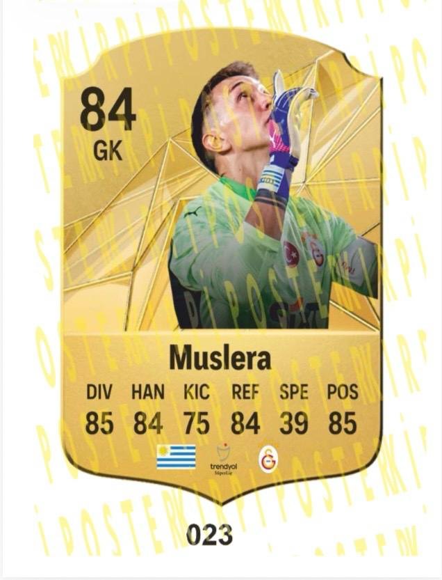 MUSLERA AHŞAP FİFA FUTBOLCU BİBLOSU-023