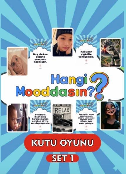 HANGİ MOODDASIN? KUTU GÜLMECE OYUNU SET-1