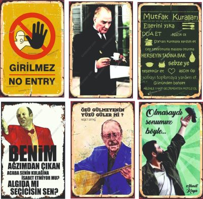 200 ADET AHŞAP (20x30cm) POSTER (ÇOK SATANLAR)