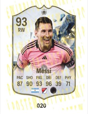 MESSİ AHŞAP FİFA FUTBOLCU BİBLOSU-020