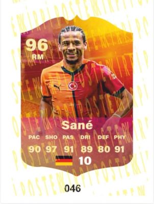 SANE AHŞAP FİFA FUTBOLCU BİBLOSU-046